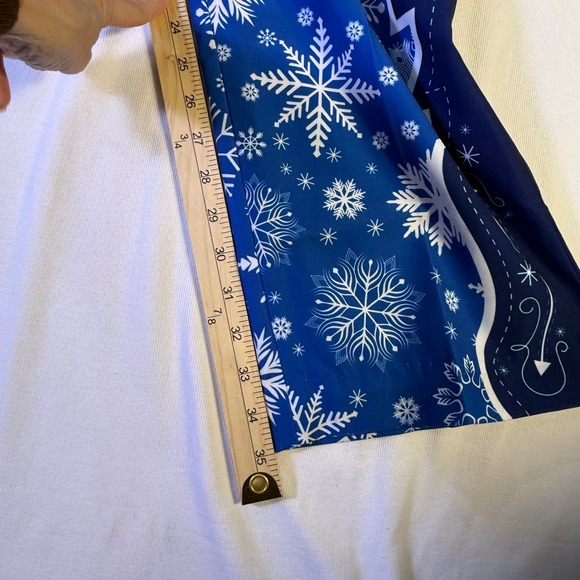 Shinesty Snowflake Western Suit Jacket 50 Pants 46x35 Blue White Holiday Party - Picture 5 of 16